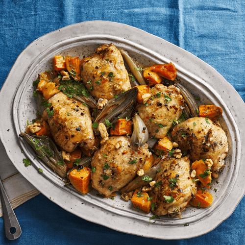 Delicious Healthy Food: Sweet Potato & Chicken Traybake